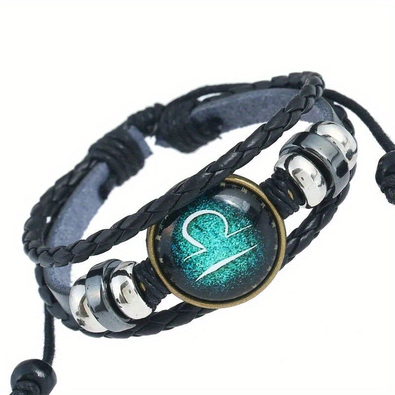 Luminous Twelve Constellation Artificial Gemstone Bracelet