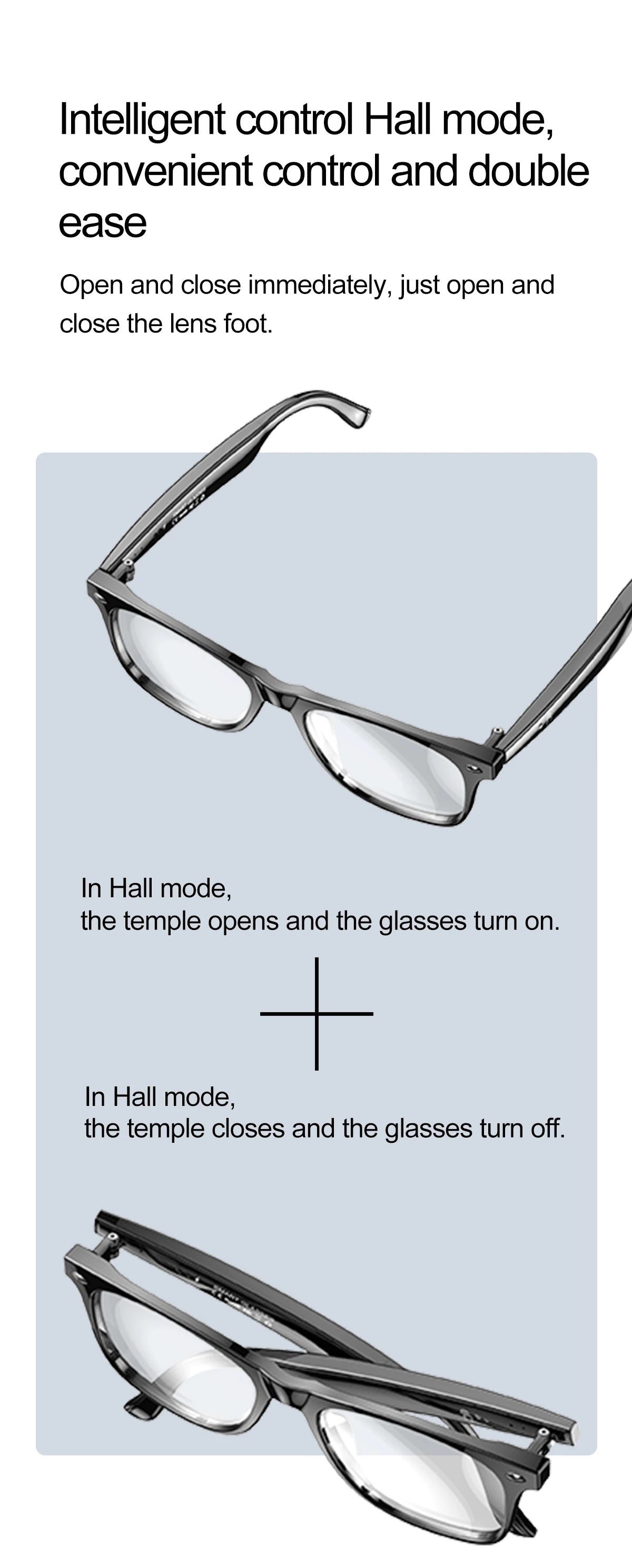 Smart Glasses AI Intelligent Voice Video Real-time Translation Bluetooth