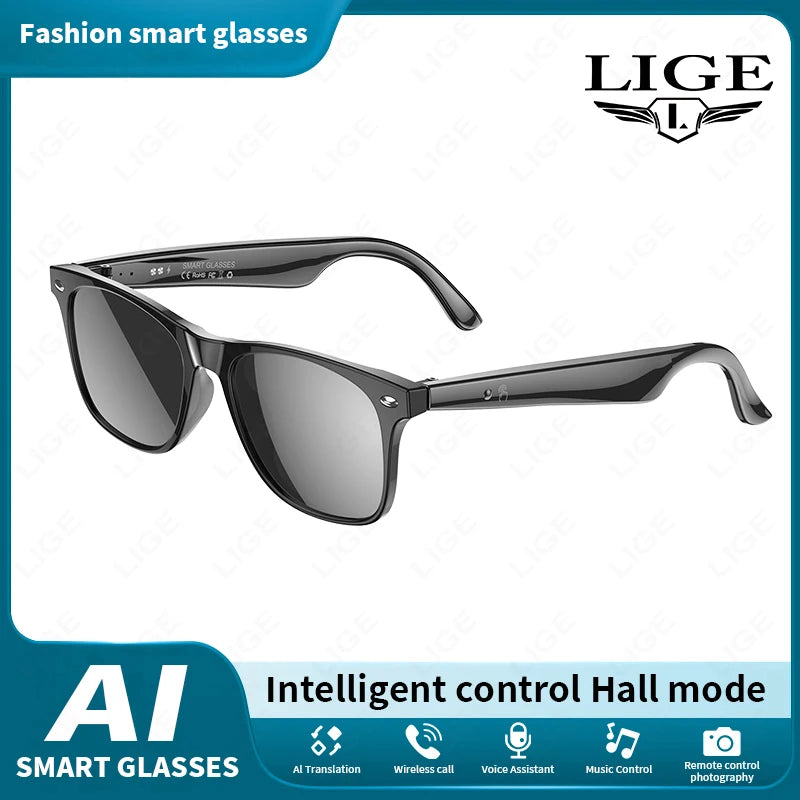 Smart Glasses AI Intelligent Voice Video Real-time Translation Bluetooth