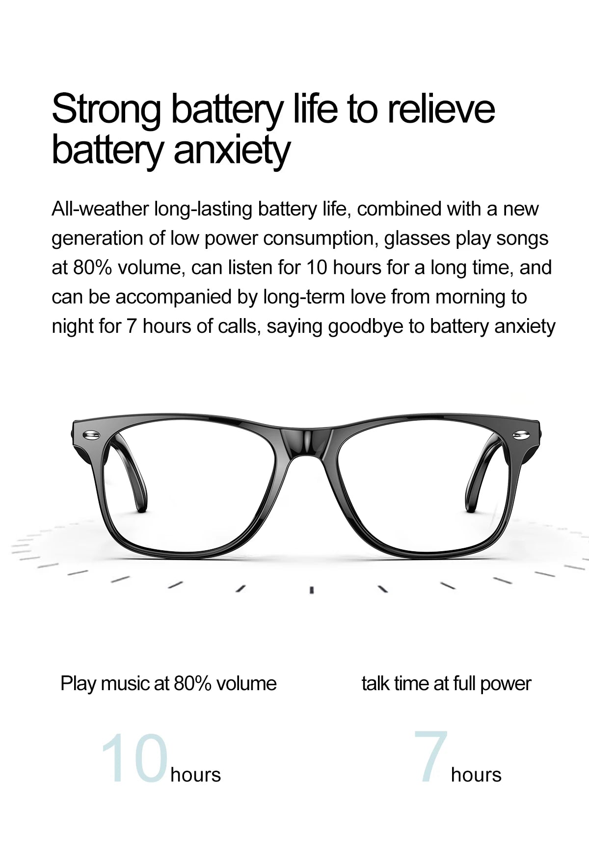 Smart Glasses AI Intelligent Voice Video Real-time Translation Bluetooth