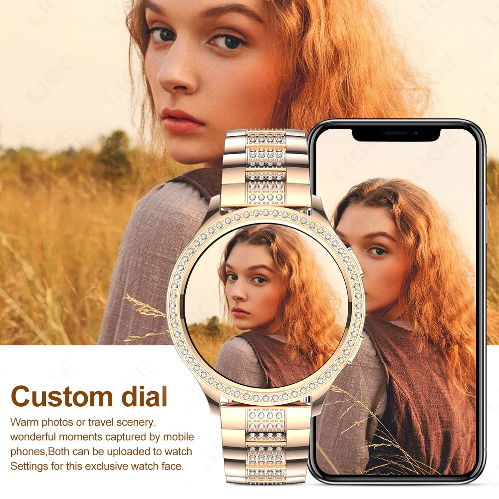Women Smart Watch Bluetooth Call AI Voice Assistant