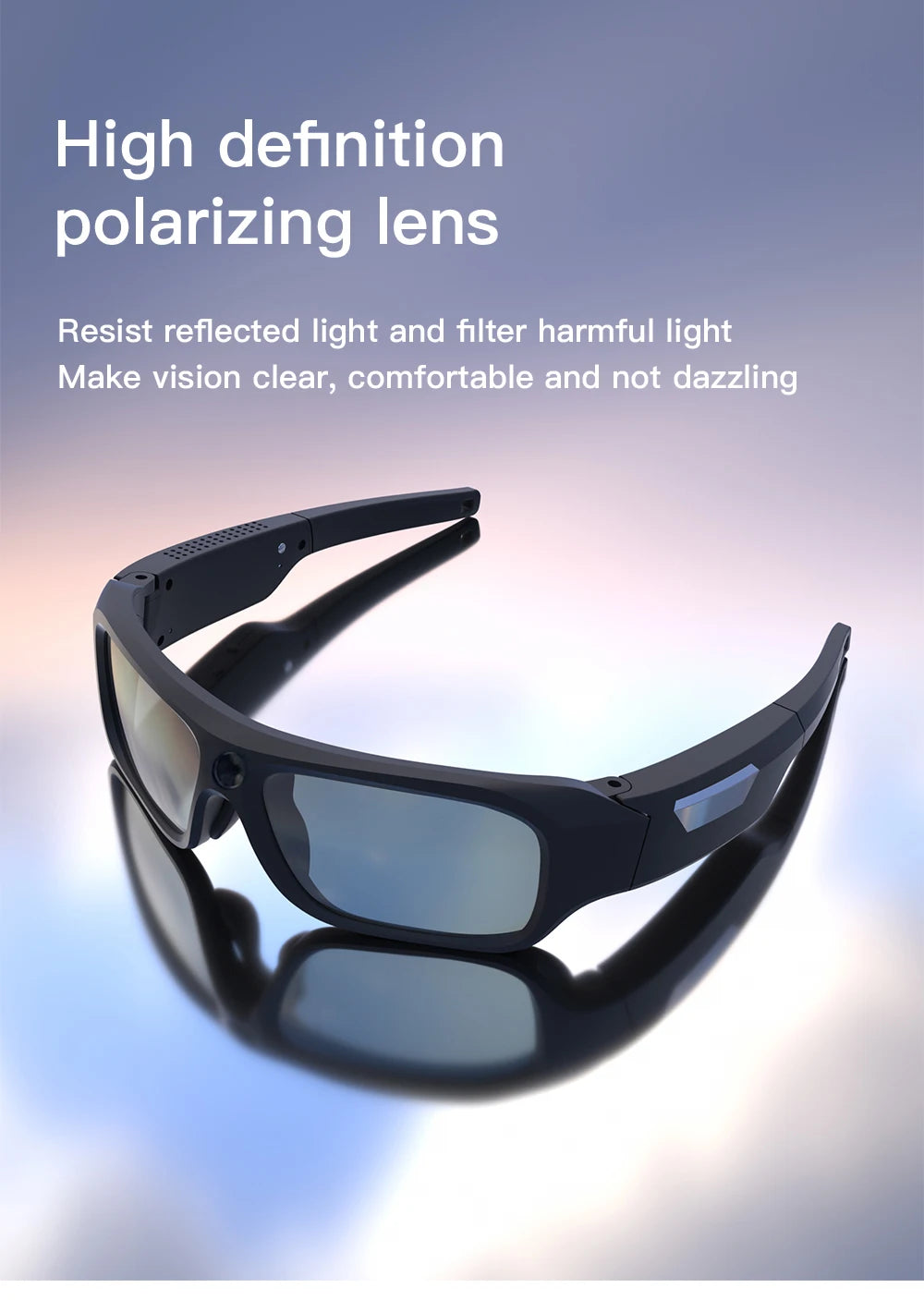 Video Smart Glasses With Eyewear Camcorder For Outdoor Mini Camera
