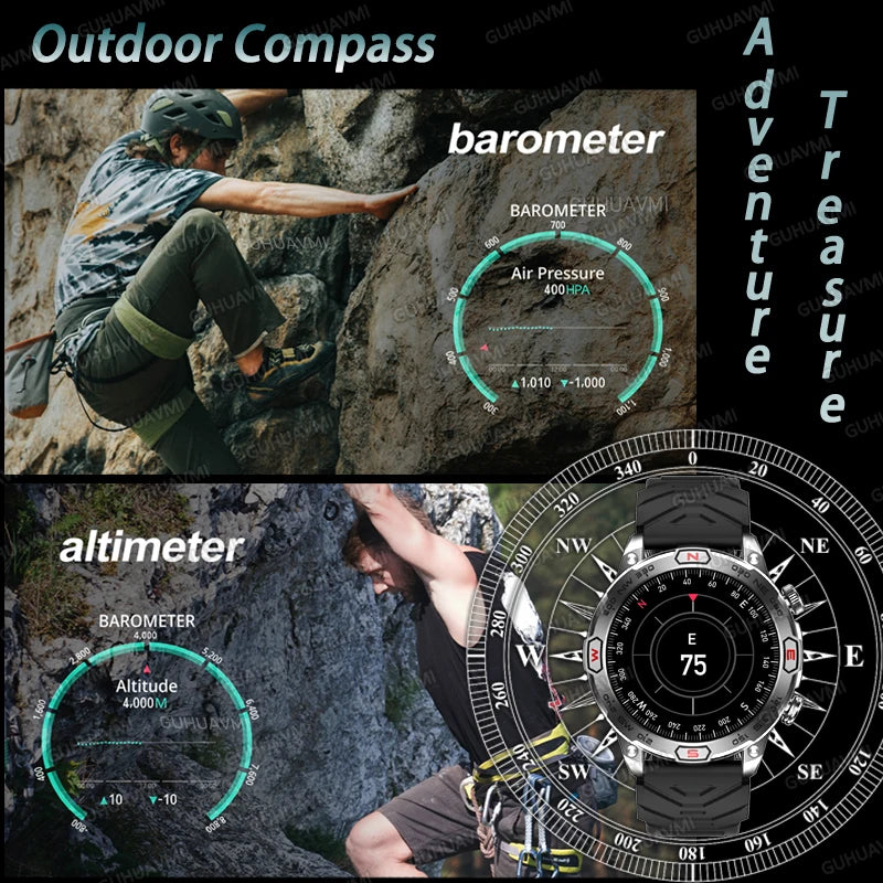 Xiaomi Outdoor Military Flashlight GPS Smart Watch