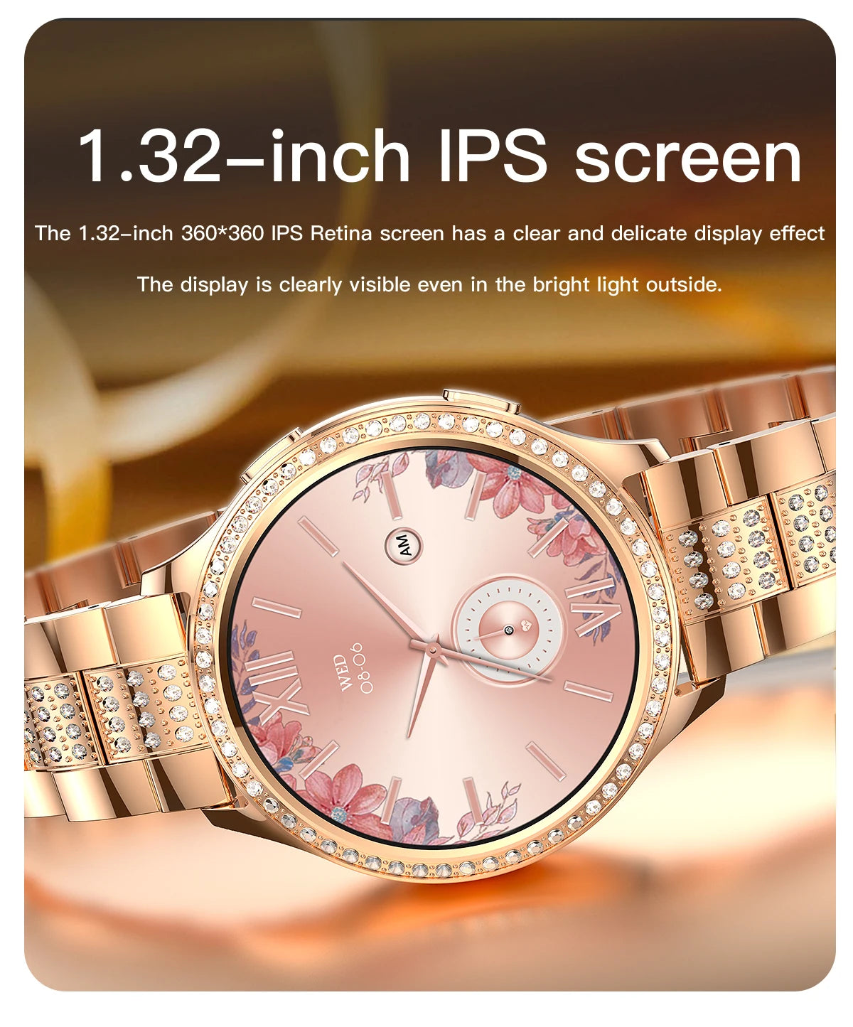 Women Smart Watch Bluetooth Call AI Voice Assistant