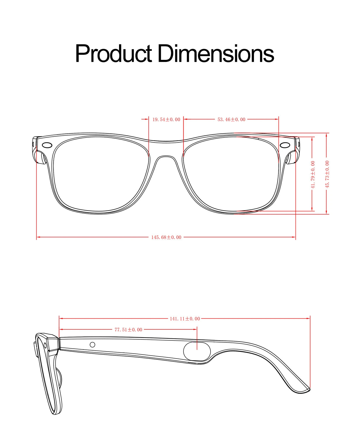 Smart Glasses AI Intelligent Voice Video Real-time Translation Bluetooth