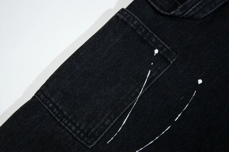 Vintage Streetwear Flared Jeans Pants