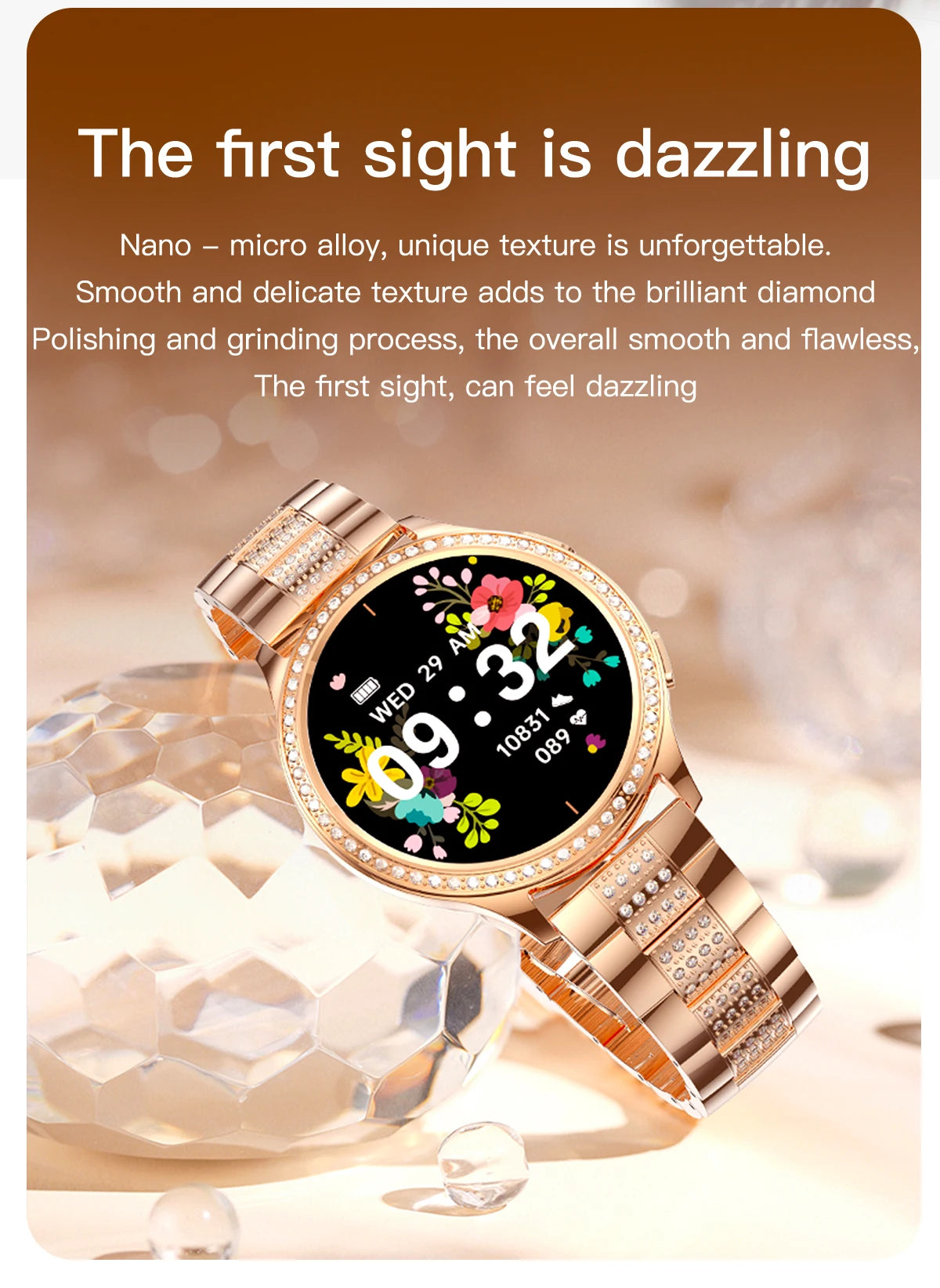 Women Smart Watch Bluetooth Call AI Voice Assistant
