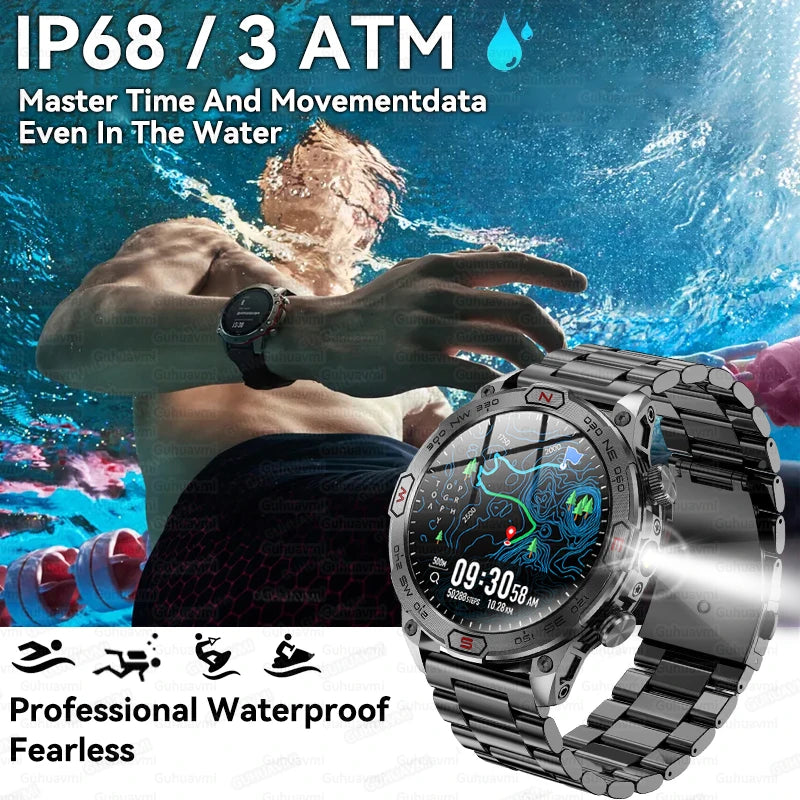 Xiaomi Outdoor Military Flashlight GPS Smart Watch