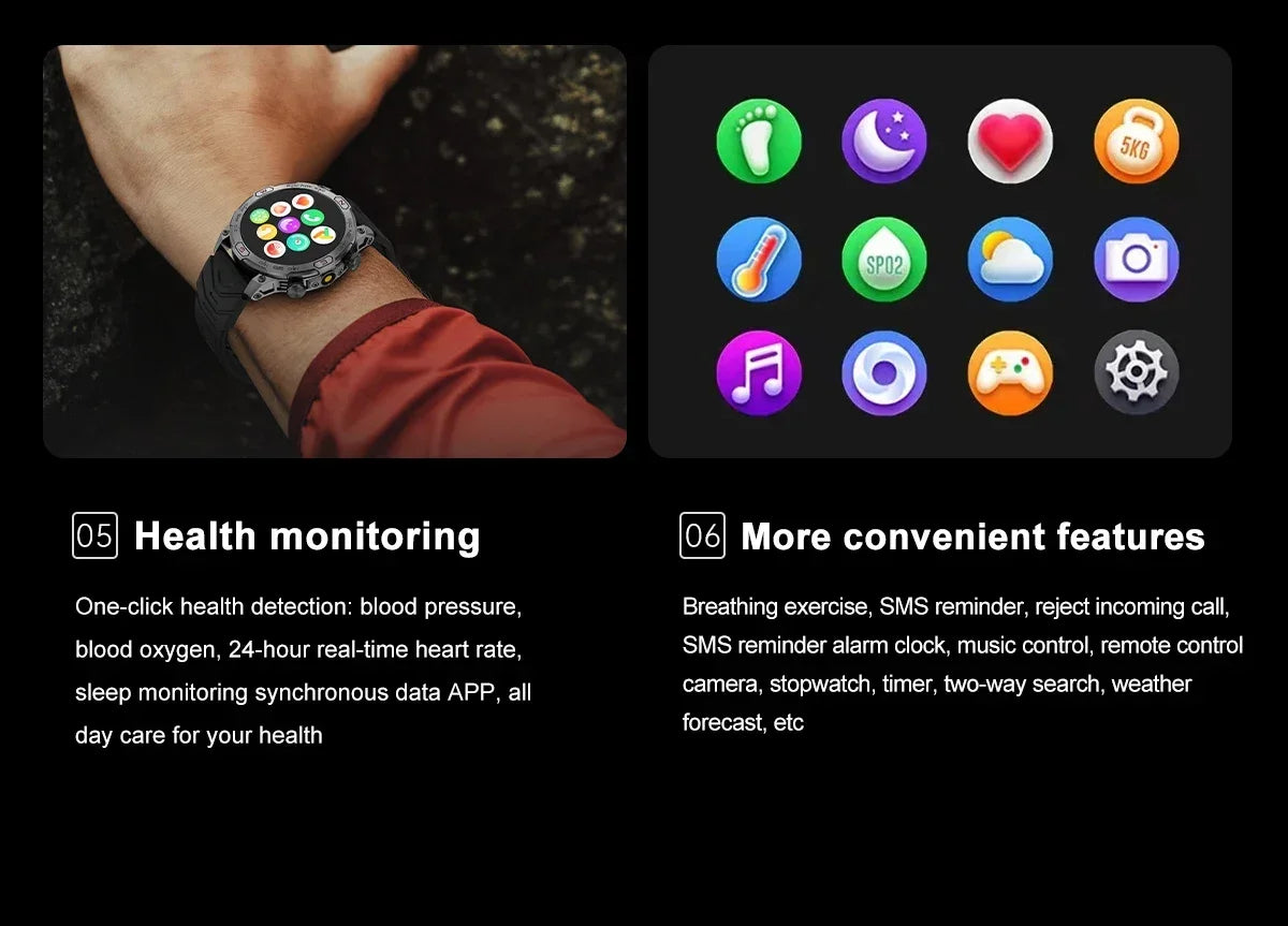 Xiaomi Outdoor Military Flashlight GPS Smart Watch