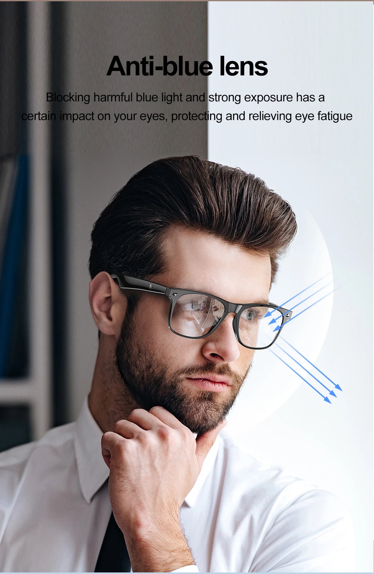 Smart Glasses AI Intelligent Voice Video Real-time Translation Bluetooth