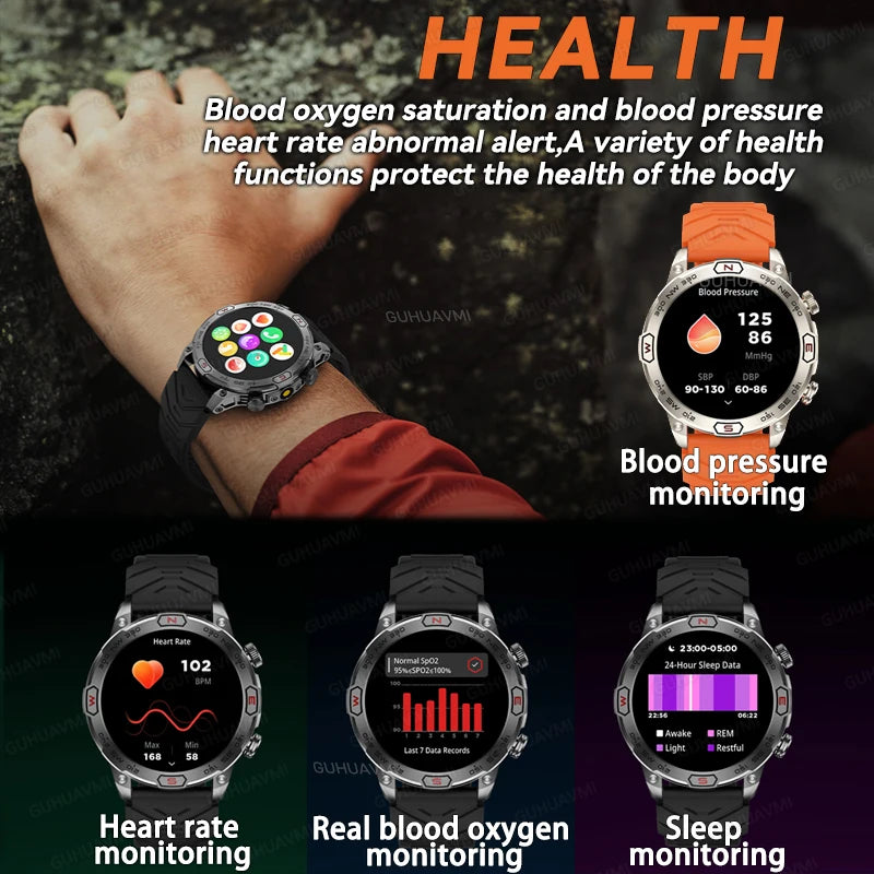 Xiaomi Outdoor Military Flashlight GPS Smart Watch