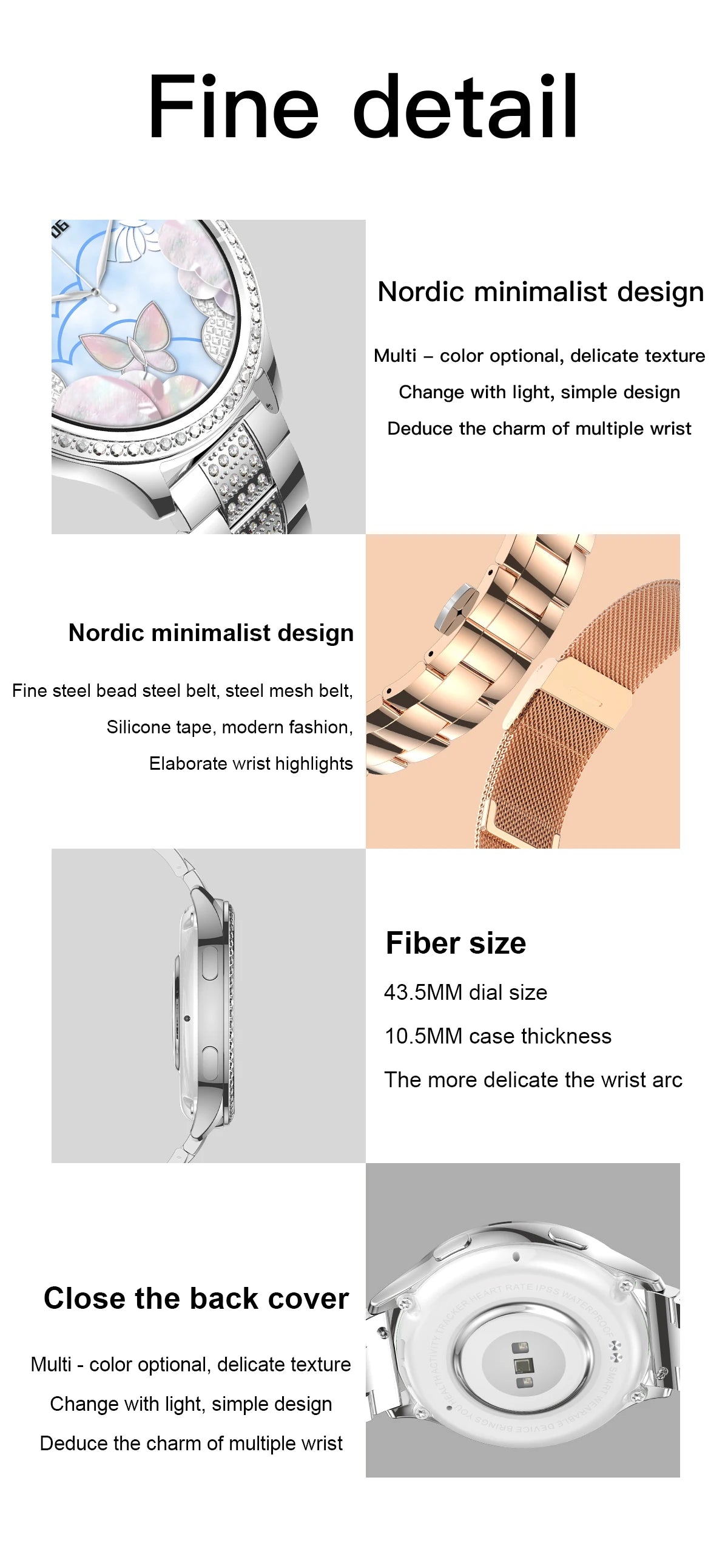 Women Smart Watch Bluetooth Call AI Voice Assistant