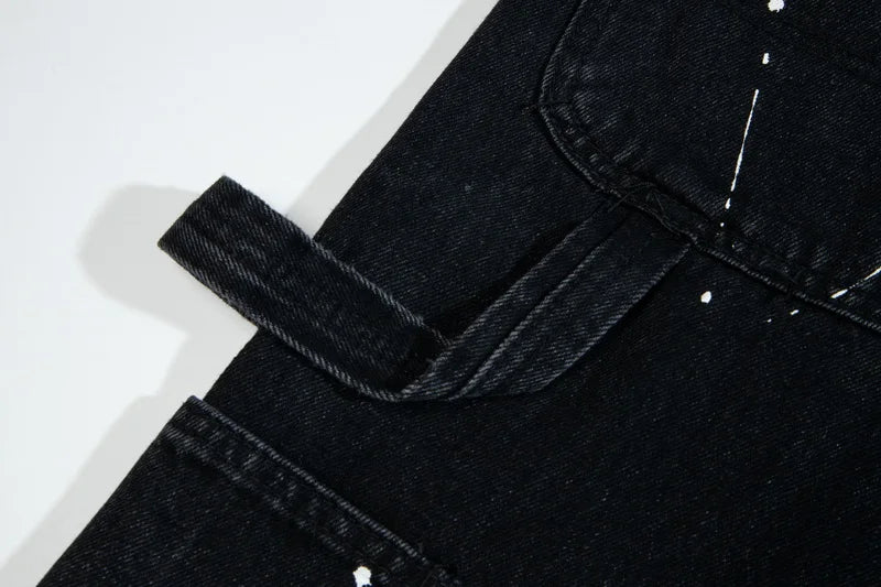 Vintage Streetwear Flared Jeans Pants