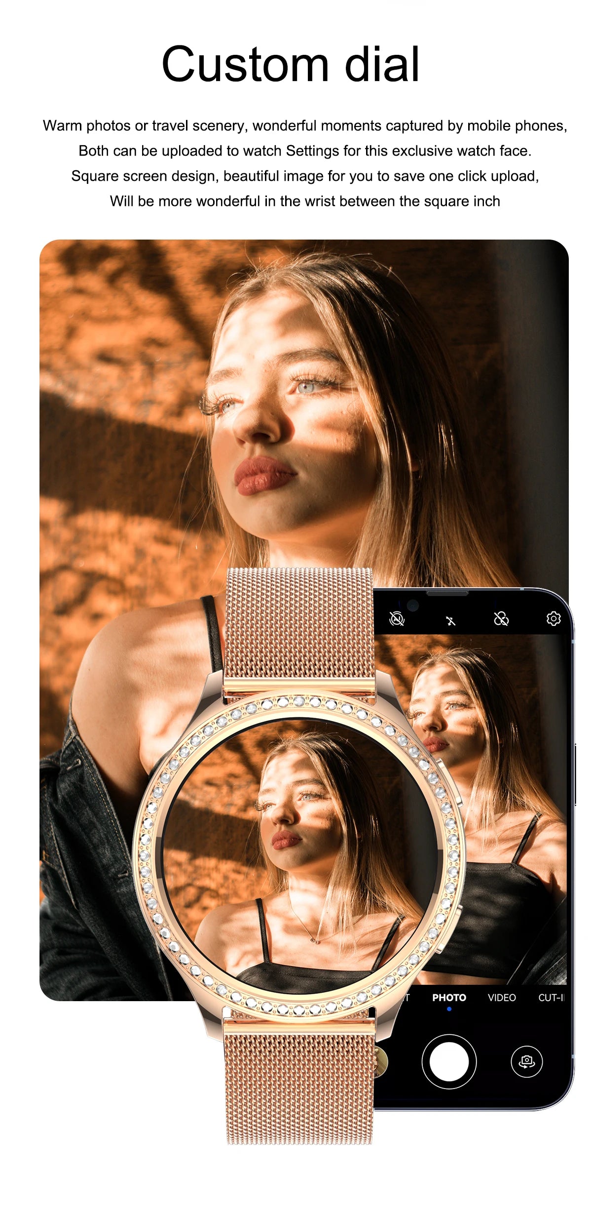 Women Smart Watch Bluetooth Call AI Voice Assistant
