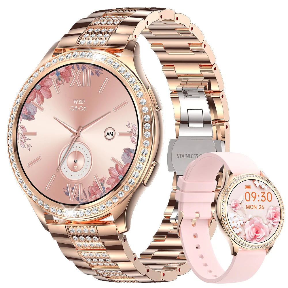 Women Smart Watch Bluetooth Call AI Voice Assistant