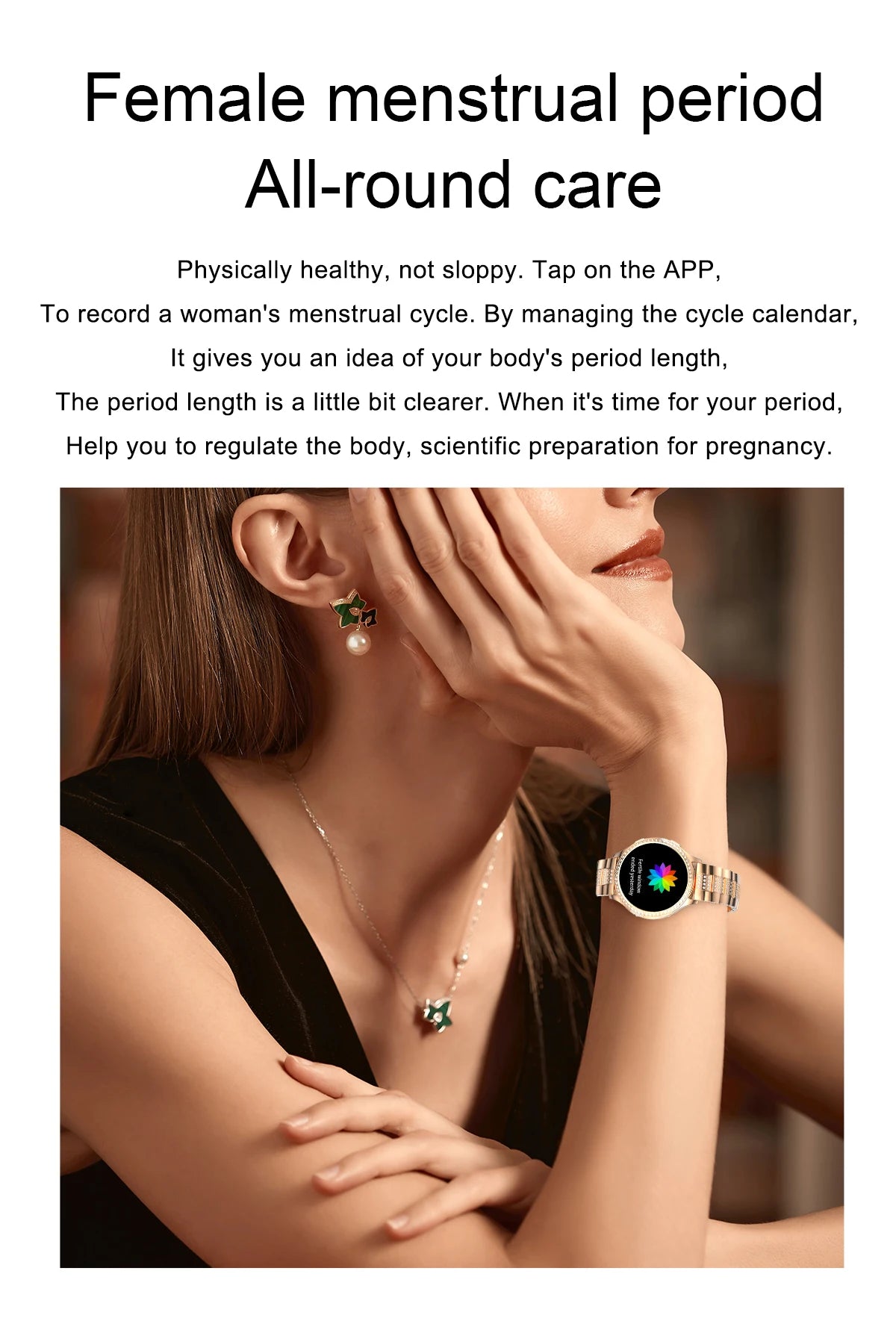 Women Smart Watch Bluetooth Call AI Voice Assistant