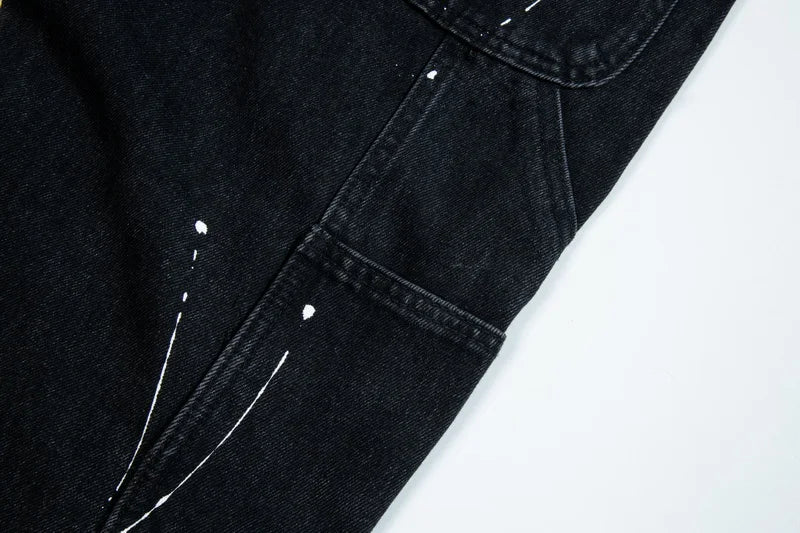 Vintage Streetwear Flared Jeans Pants