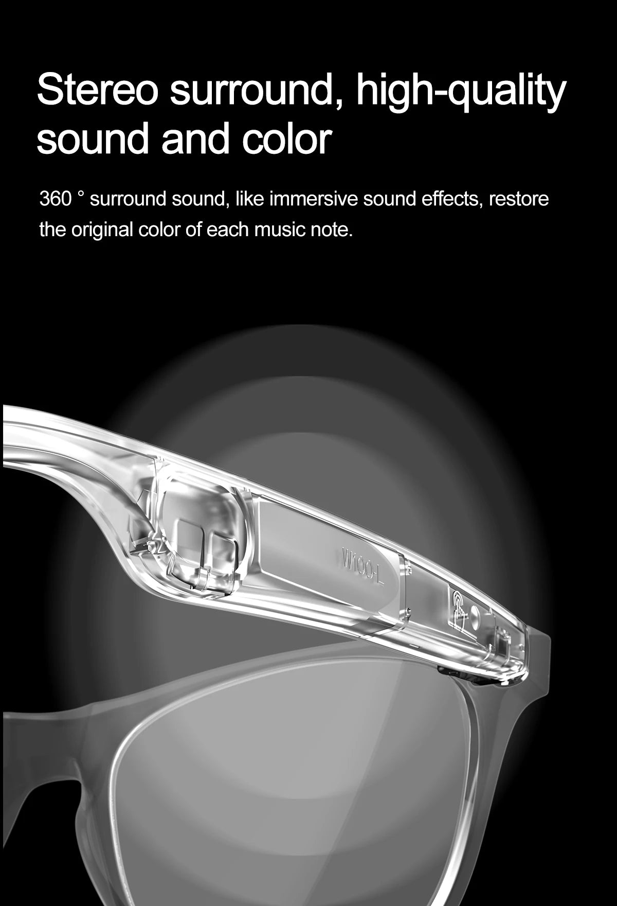 Smart Glasses AI Intelligent Voice Video Real-time Translation Bluetooth